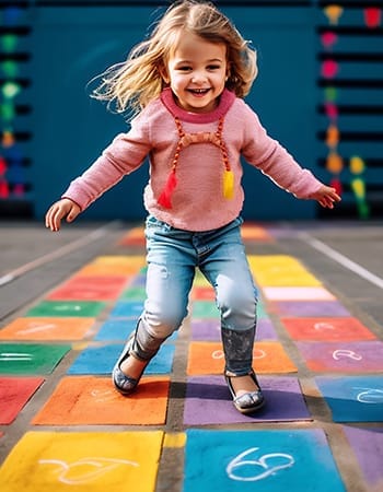 child playing