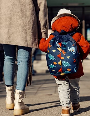 child with parent